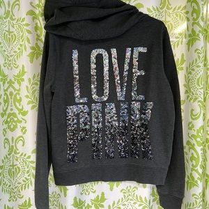 Victoria’s Secret PINK zip up hoodie Size medium